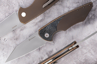 FOLDING KNIFE FOLDER  VESPERTILIO #0213 MAGNACUT HERMAN KNIVES