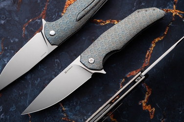 FOLDING KNIFE FOLDER DRAGONFLY #0472  MAGNACUT TESSERACT HERMAN KNIVES