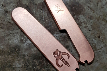 Scales for 91mm Victorinox SAK Mandalorian Copper