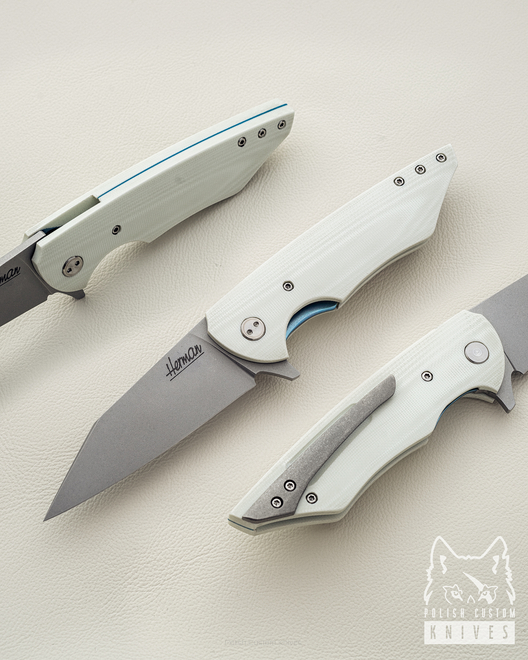 KNIFE VESPERTILIO WHITE FLIPPER  HERMAN