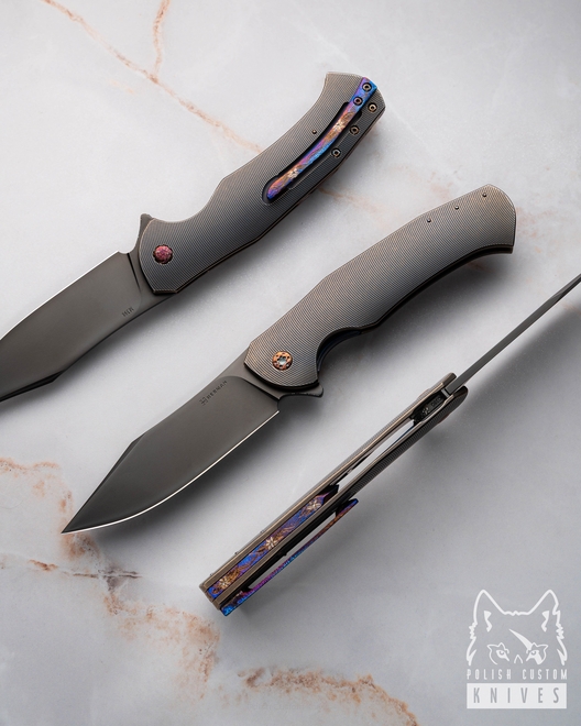 FOLDING KNIFE FOLDER MANTIS #0380 M398 HERMAN KNIVES