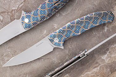 FOLDING KNIFE FOLDER ISHTAR #0761 MAGNACUT CHRONO CIRCLE HERMAN KNIVES