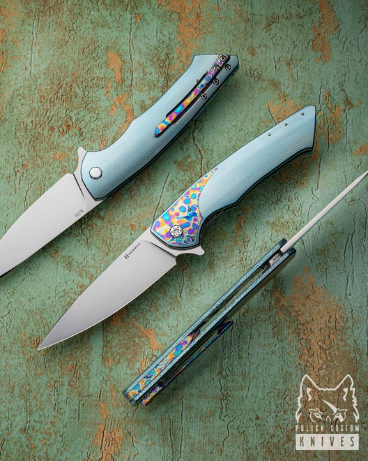 FOLDING KNIFE FOLDER SLIM #0646 M390 HERMAN KNIVES
