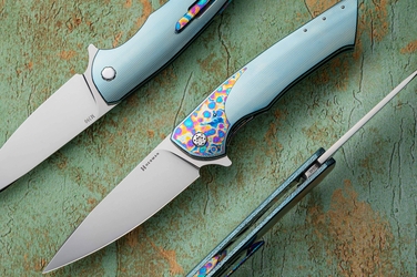 FOLDING KNIFE FOLDER SLIM #0646 M390 HERMAN KNIVES