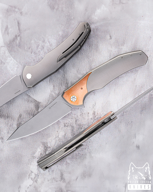 FOLDING KNIFE FOLDER ISHTAR #0689 MAGNACUT HERMAN KNIVES