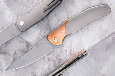 FOLDING KNIFE FOLDER ISHTAR #0689 MAGNACUT HERMAN KNIVES