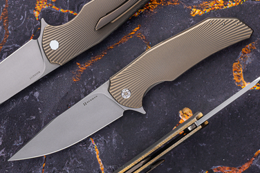 FOLDING KNIFE FOLDER DRAGONFLY #0450 MAGNACUT HERMAN KNIVES
