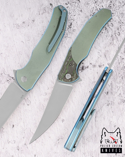 FOLDING KNIFE FOLDER ISHTAR 292  M398 HERMAN KNIVES