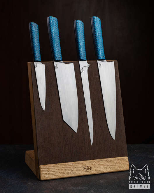 WOODEN MAGNETIC STAND FOR KNIVES 2 PABIŚ