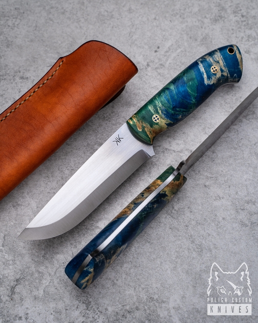 SURVIVAL KNIFE WOLVERINE 3 STABILIZED WOOD