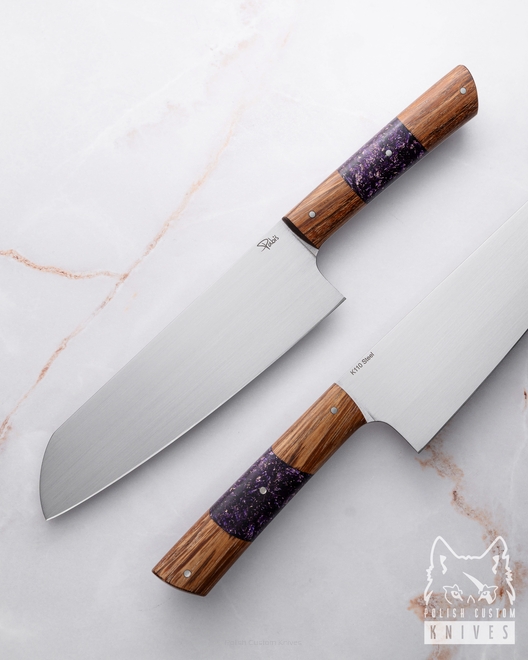 KITCHEN KNIFE SANTOKU 180 27 K110 HYBRYDA PABIS KNIVES