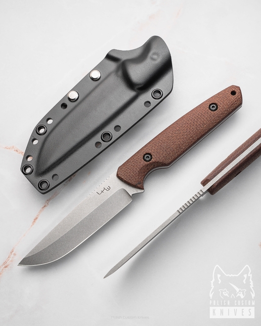 HUNTING EDC KNIFE MONKEY XL N690 MICARTA LKW