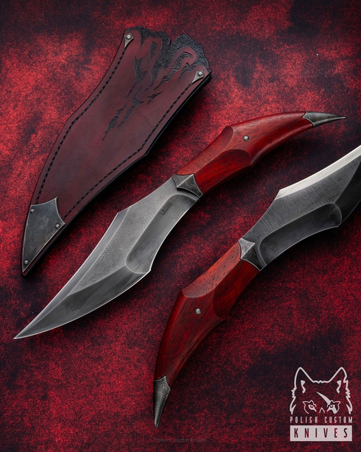 LARGE EXCLUSIVE TACTICAL KNIFE ALAGAI 1 WROAN KNIVES