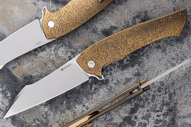 FOLDING KNIFE FOLDER OVIUM GENERATION 2 #0098 M390 HERMAN KNIVES