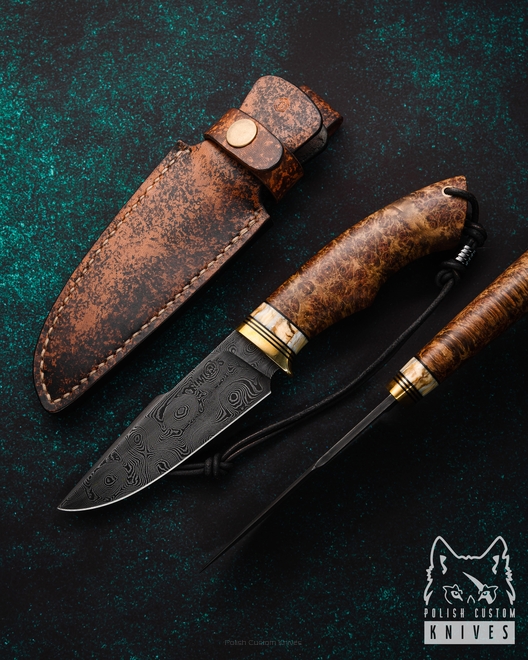 HUNTING TACTICAL KNIFE REX 4 DAMASCUS SIMON'S