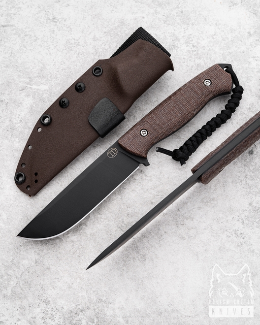 SURVIVAL KNIFE RATEL II MICARTA BROWN NZ3 7 TD