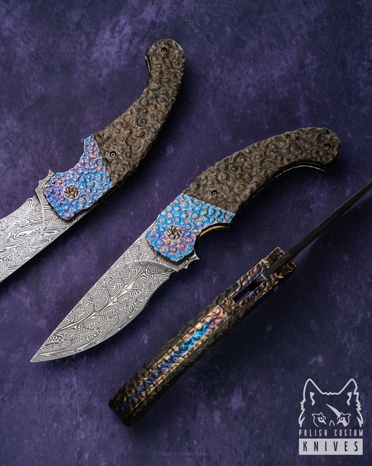 FOLDING KNIFE FOLDER DARK TEMPLAR I VERIZHNIKOV & MICHO COLLABORATION