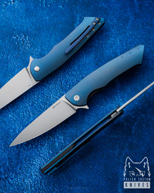 FOLDING KNIFE FOLDER SLIM 369 M390 HERMAN KNIVES