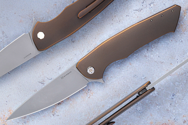 FOLDING KNIFE FOLDER SLIM #0530 MAGNACUT HERMAN KNIVES