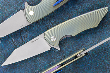 FOLDING KNIFE FOLDER VESPERTILIO #0245 M390 HERMAN KNIVES
