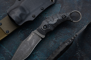 EDC TACTICAL SURVIVAL KNIFE SHARK 2417 SIMON'S KNIVES