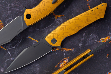 FOLDING KNIFE FOLDER BEE #0195 MAGNACUT VALLEY OF KINGS HERMAN KNIVES