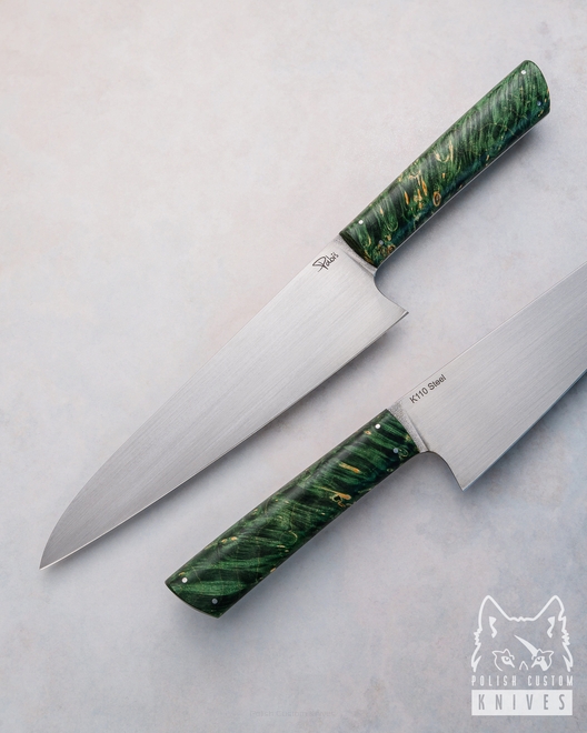 KITCHEN KNIFE CHEF 190 4 K110 STABILIZED WOOD PABIŚ