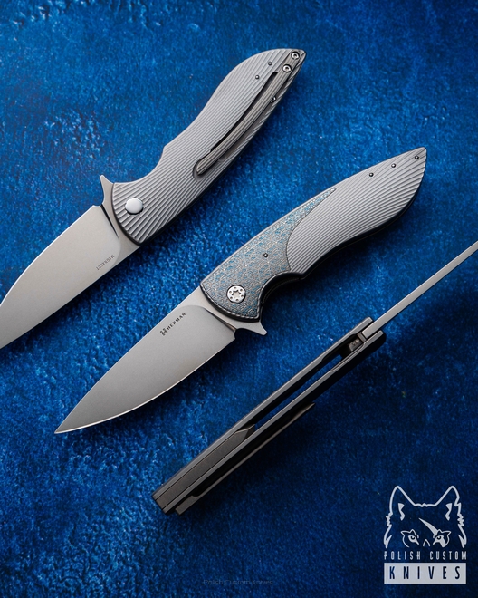 FOLDING KNIFE FOLDER STING #0755 MAGNACUT OERLIKON HERMAN KNIVES