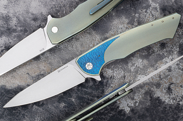 FOLDING KNIFE FOLDER SLIM #0633 M390 HERMAN KNIVES