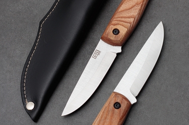 SURVIVAL KNIFE MODERN PUKKO 2 80CrV2 ASH WOOD ZA-PAS KNIVES