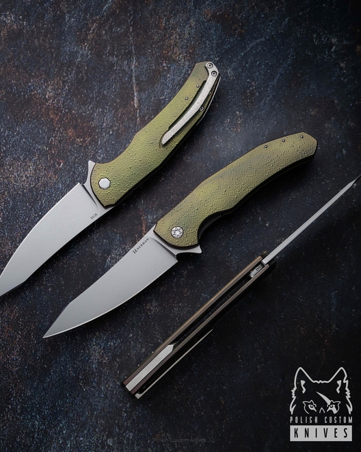 FOLDING KNIFE FOLDER ISHTAR #0642 M398 HERMAN KNIVES
