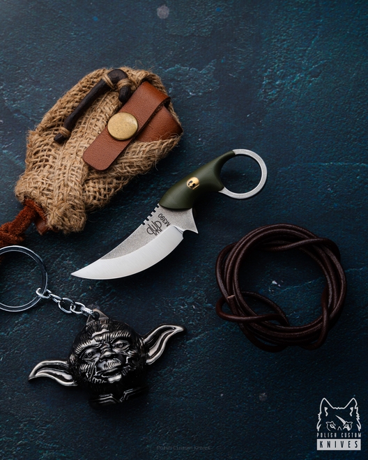 EXCLUSIVE NECK KNIFE SULTAN DE LUX 6 YODA M390 PRUCIAK