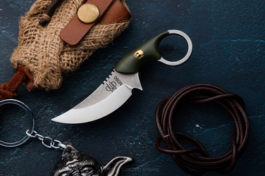 EXCLUSIVE NECK KNIFE SULTAN DE LUX 6 YODA M390 PRUCIAK