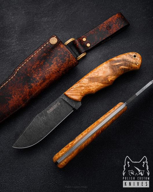 TACTICAL SURVIVAL HUNTING KNIFE OPERATOR 2409 K720 MICARTA SIMON'S KNIVES