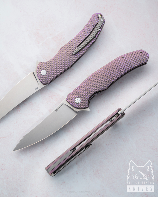 FOLDING KNIFE FOLDER ISHTAR 588 M398 HERMAN KNIVES