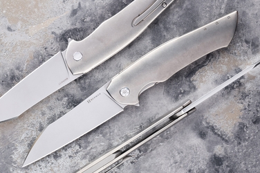 FOLDING KNIFE FOLDER OVIUM v2 58 MAGNACUT HERMAN KNIVES