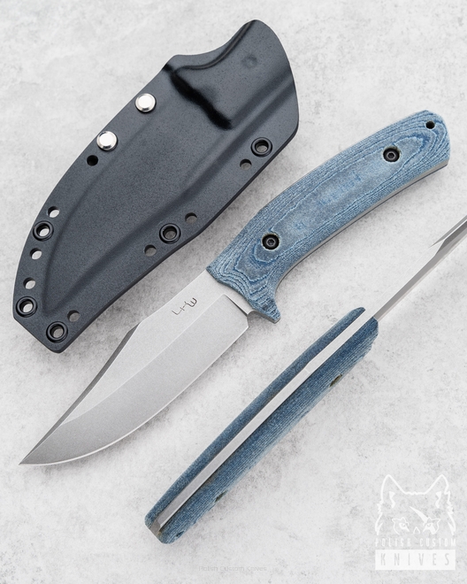 TACTICAL KNIFE CITI BOWIE BLUE MICARTA N690 LKW