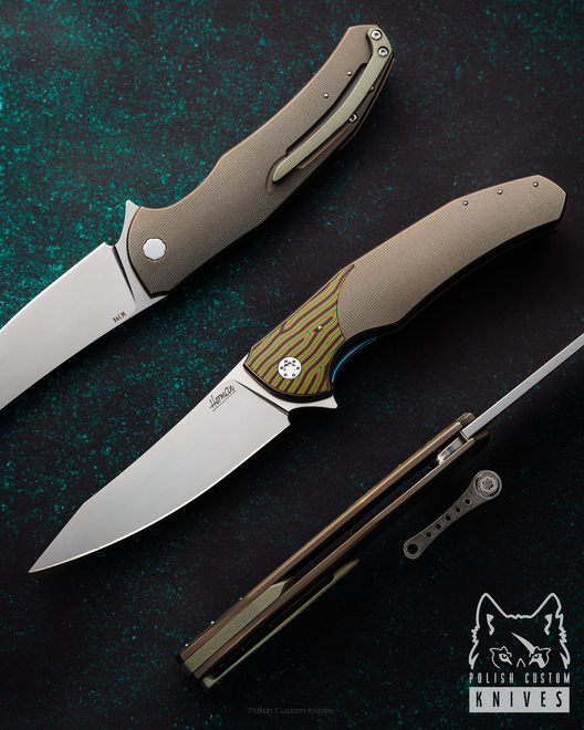 FOLDING KNIFE FOLDER ISHTAR 380 M398 HERMAN KNIVES