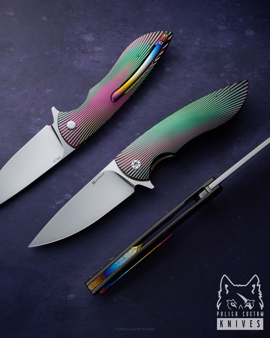 FOLDING KNIFE FOLDER BIG STING #0008 RWL34 OERLIKON HERMAN KNIVES