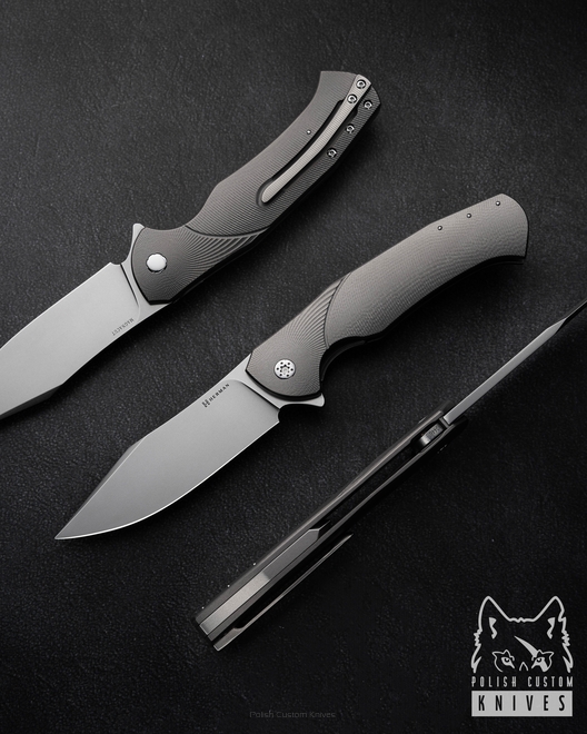 FOLDING KNIFE FOLDER MANTIS #0446 MAGNACUT HERMAN KNIVES