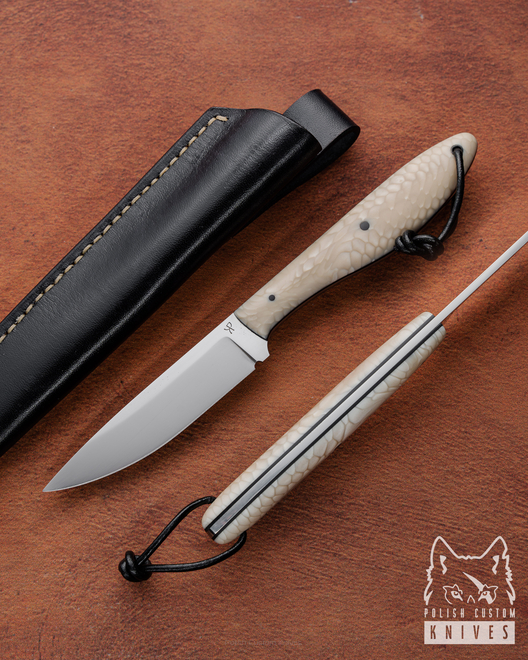  KOVCHEGART handmade pocket knife kiridashi, edc utility knife,  neck knife (n690 steel regular, BEE 4.1 inch) : Sports & Outdoors