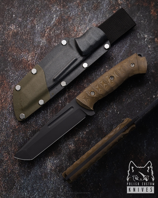 SURVIVAL TACTICAL KNIFE VIPER 2 K720 MICARTA ALTER
