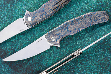 FOLDING KNIFE FOLDER ISHTAR #0767 MAGNACUT ETERNAL GARDEN HERMAN KNIVES