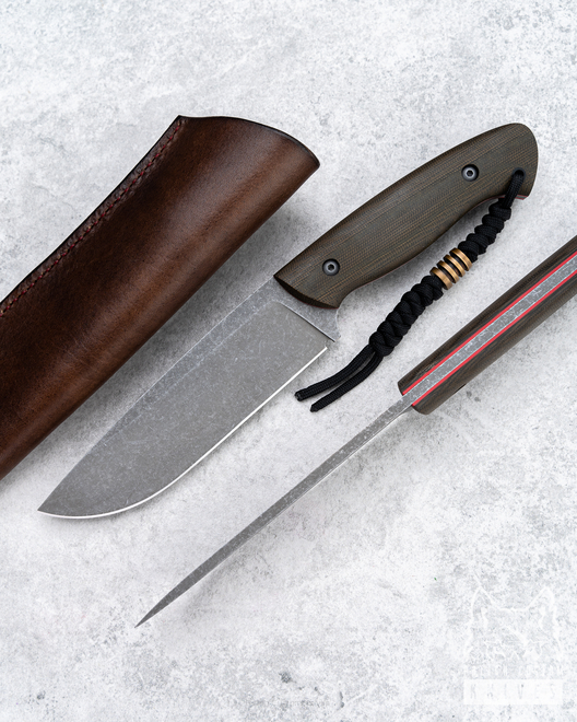 SURVIVAL KNIFE WIDOW 8 MICARTA OLIVE TD
