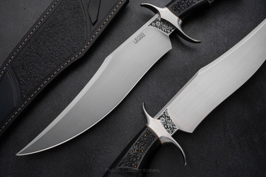 LARGE EXCLUSIVE TACTICAL KNIFE LORAS 1 WROAN KNIVES