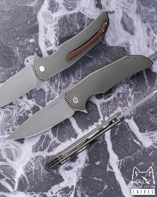 FOLDING KNIFE FOLDER DRAGONFLY #0443 MAGNACUT HERMAN KNIVES