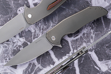 FOLDING KNIFE FOLDER DRAGONFLY #0443 MAGNACUT HERMAN KNIVES