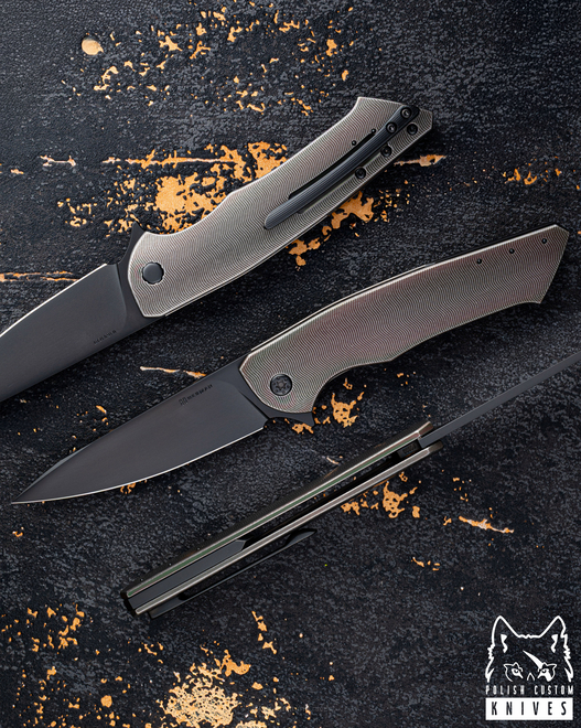 FOLDING KNIFE FOLDER SLIM #0600 MAGNACUT HERMAN KNIVES