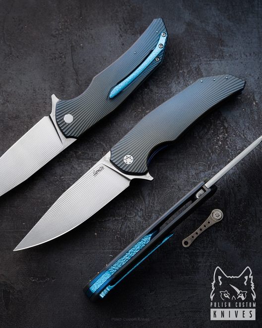 FOLDING KNIFE FOLDER DRAGONFLY 220 ALLEIMA HERMAN KNIVES