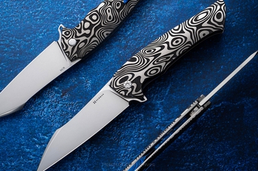 FOLDING KNIFE FOLDER OVIUM GENERATION 2 #0107 M390 HERMAN KNIVES